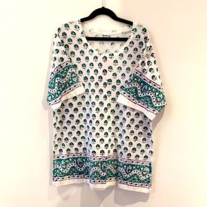 Geeta block-print tee